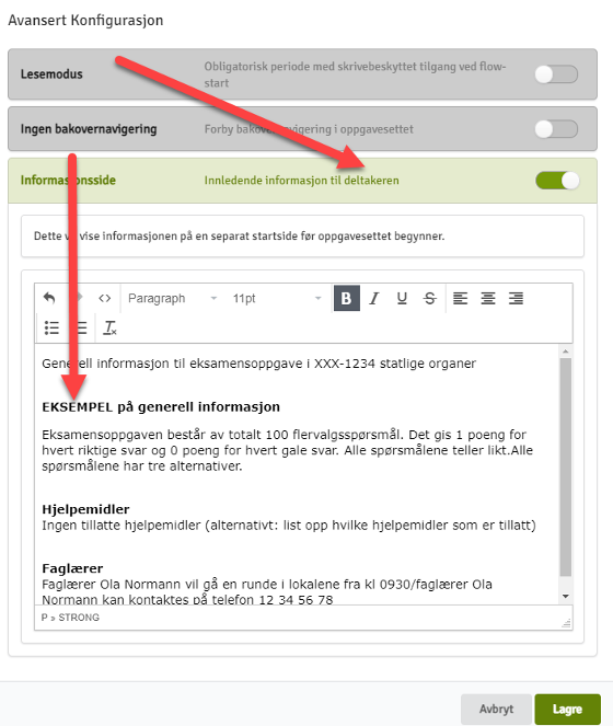 Aktiver Informasjonsside